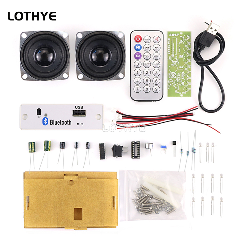 Electronics Project Kit - Mini Amplifier Audio Bluetooth 3W*2 Speaker