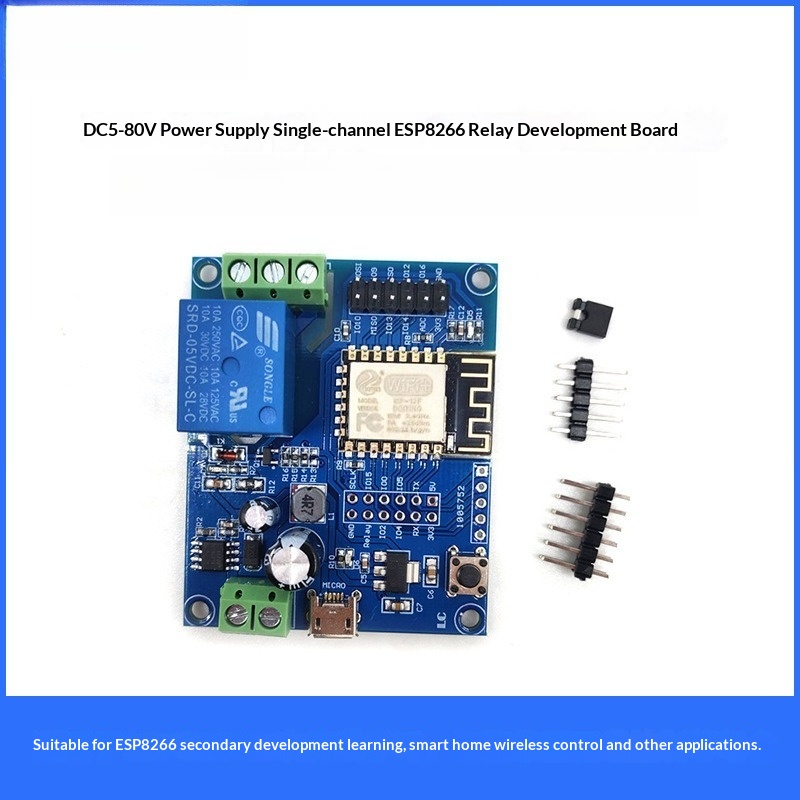 Esp8266 Relay Module - ESP8266 WiFi Single-Channel Relay Module, 8-80V