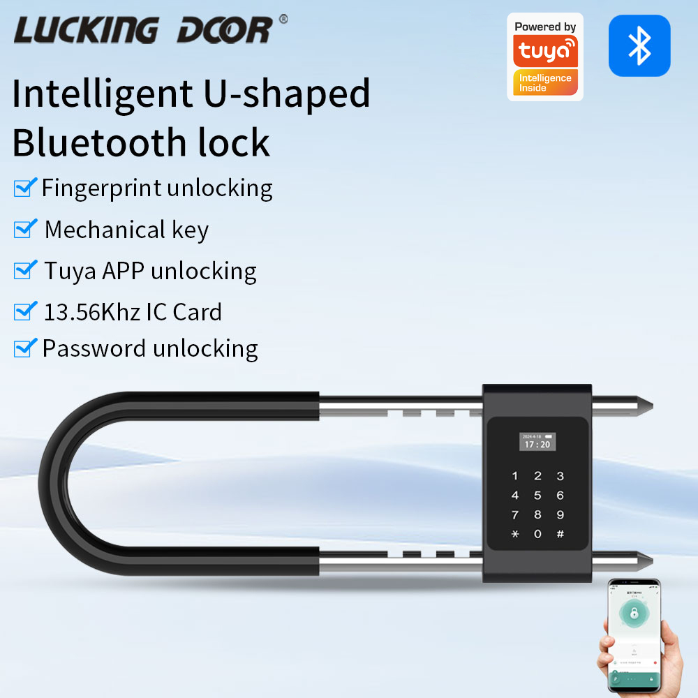 Smart Door Lock Wifi - Electronic Biometric Fingerprint Lock Support Tuya