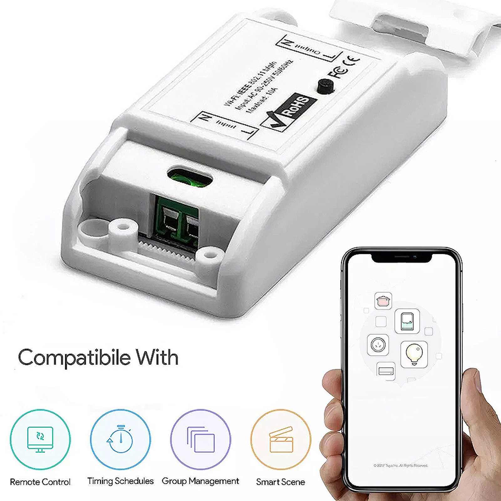 Smart Light Switch Wifi - 1Pcs WiFi Smart Switch Universal Home
