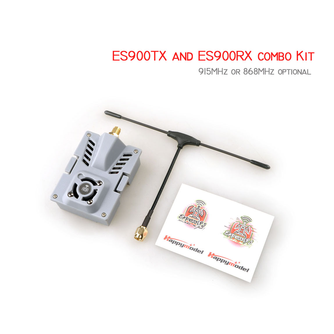Microcontroller Kit - Happymodel RC ELRS Micro ES900RX（Receiver）ES900TX（Module）Combo Kit