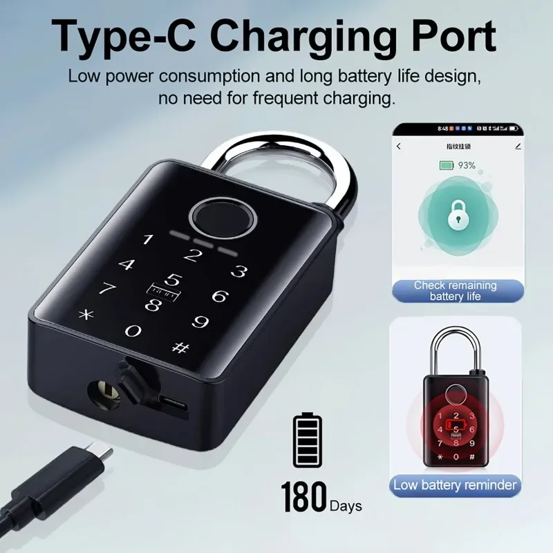 Tuya Smart Door Lock Fingerpri - огляд і ціна Smart Door Lock Wifi