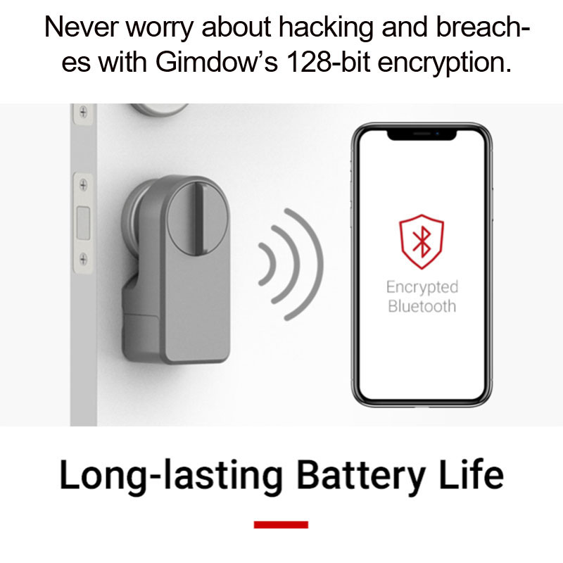 GIMDOW Bluetooth-compatible Ga - огляд і ціна Smart Door Lock Wifi