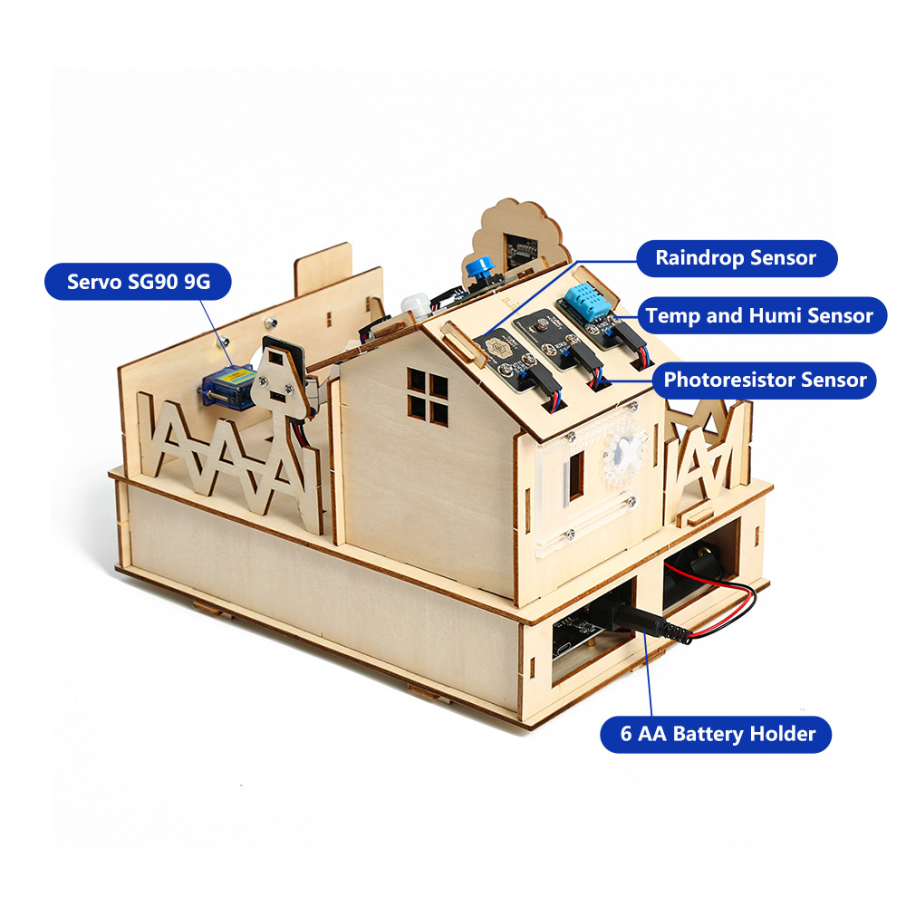 ACEBOTT Smart Home STEM STEAM  - огляд і ціна Esp32 Smart Home Kit