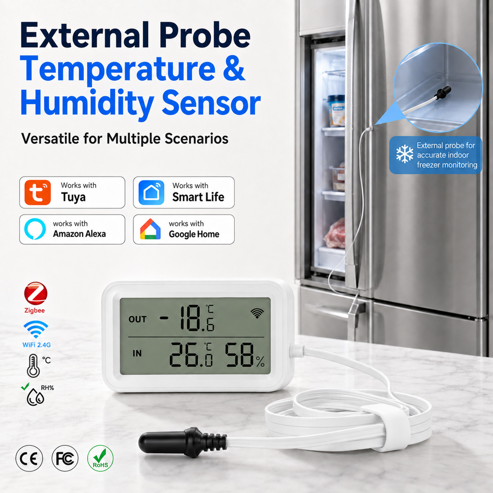 External Waterproof Probe Temp - огляд і ціна Wifi Thermostat