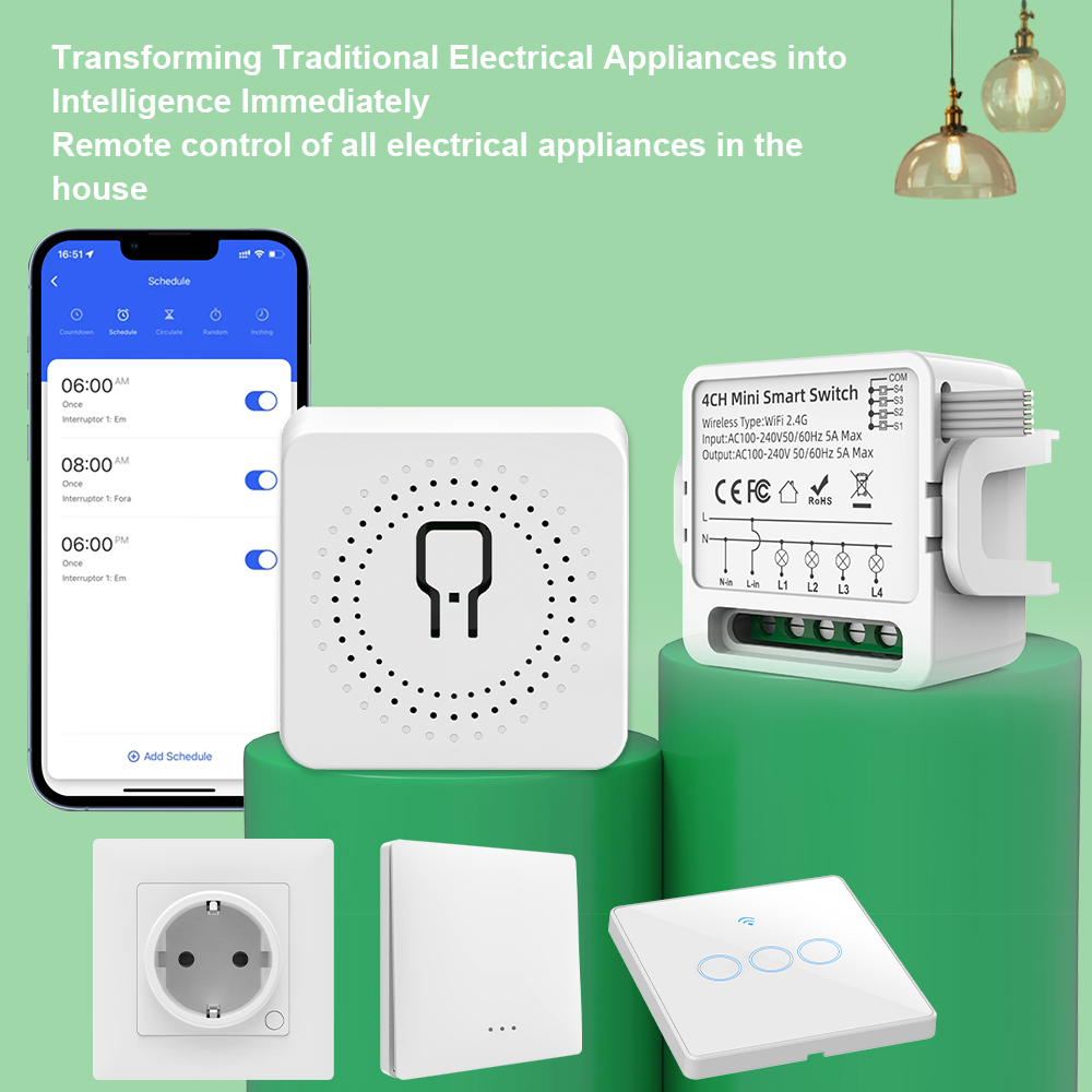Tuya WiFi Smart Switch 1/2/3/4 - огляд і ціна Smart Light Switch Wifi
