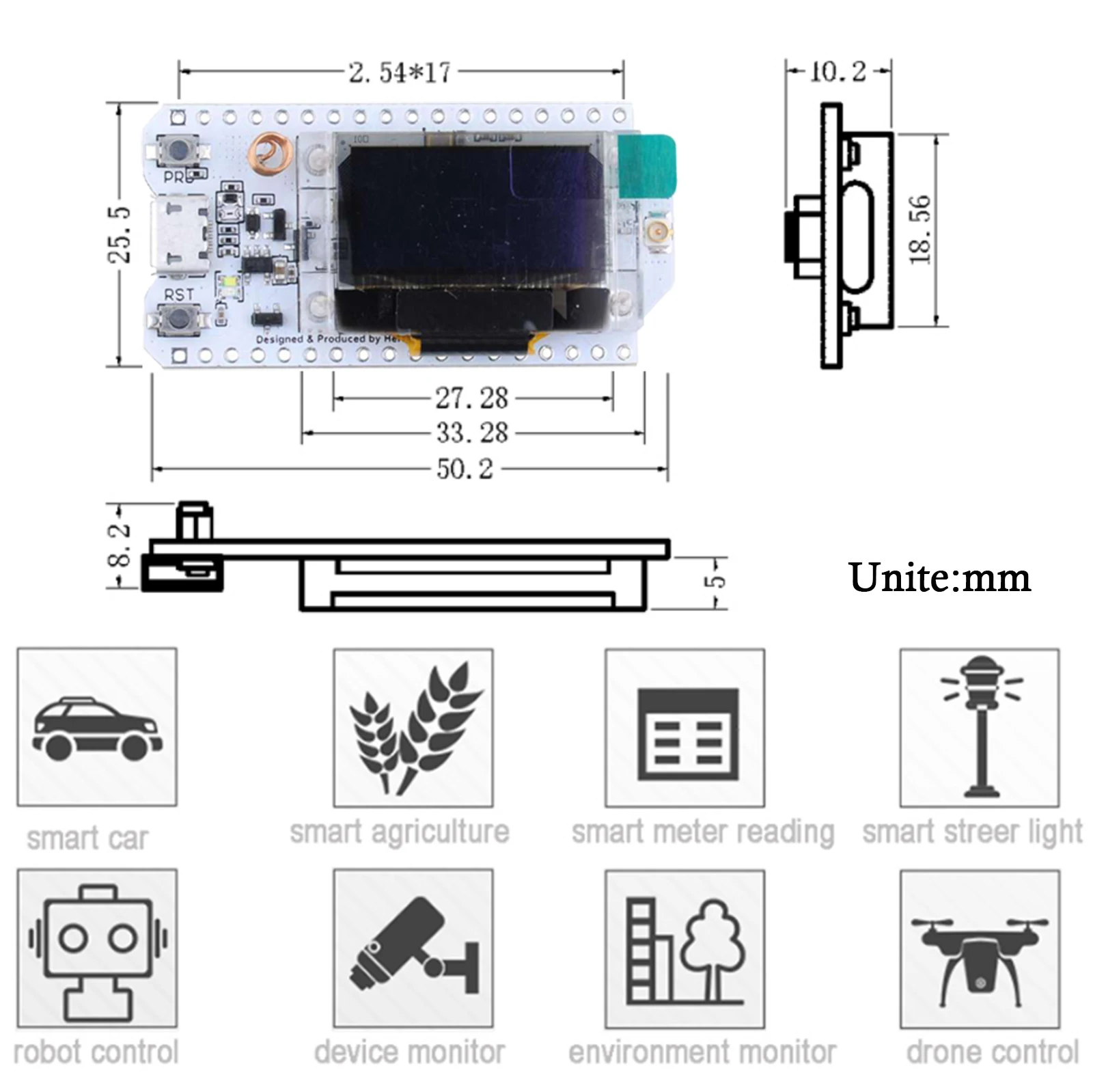 WIFI Lora Kit 32 V3 915MHz ESP - огляд і ціна Esp32 Smart Home Kit