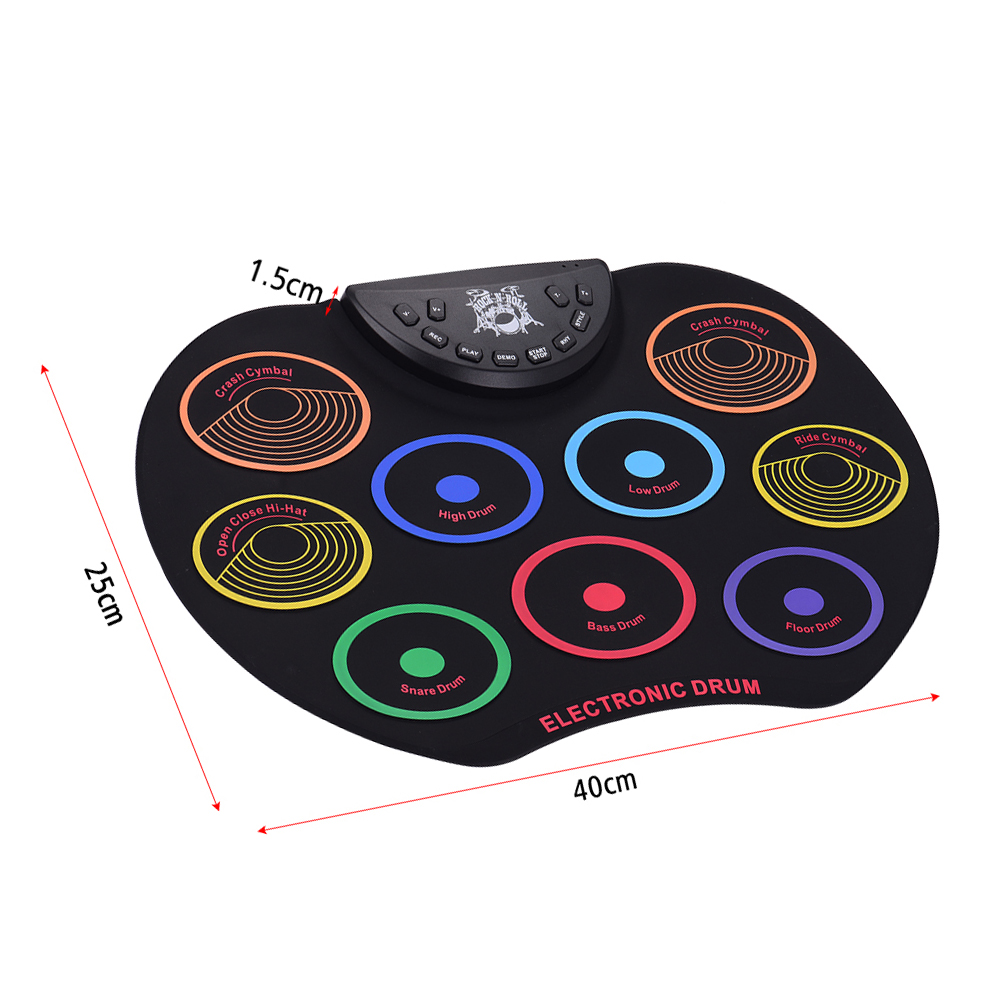 KD12 Compact Size Roll-Up Drum - огляд і ціна Electronics Project Kit