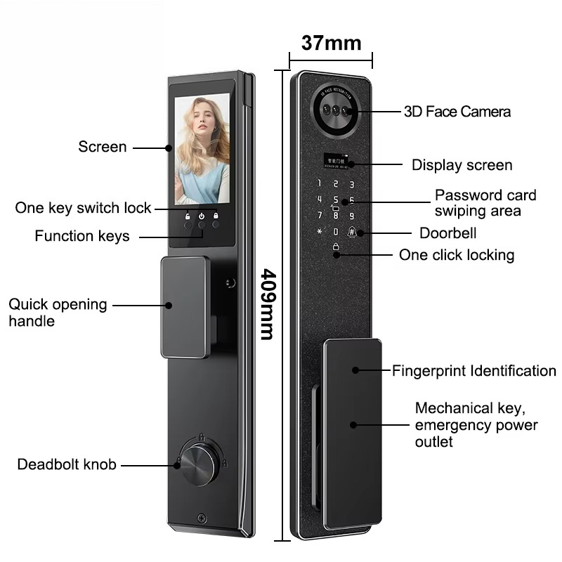 Tuya WiFi Smart Door Lock, Hom - огляд і ціна Smart Door Lock Wifi