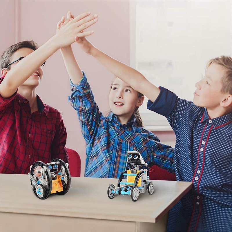 13-in-1 Solar Powered Robot Ki - огляд і ціна Stem Robotics Kit