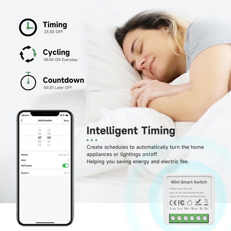 Tuya Smart WiFi Switch Module  - огляд і ціна Smart Light Switch Wifi