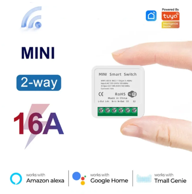 Mini 16A WiFi Switch Smart Lif - огляд і ціна Smart Home Automation Kit