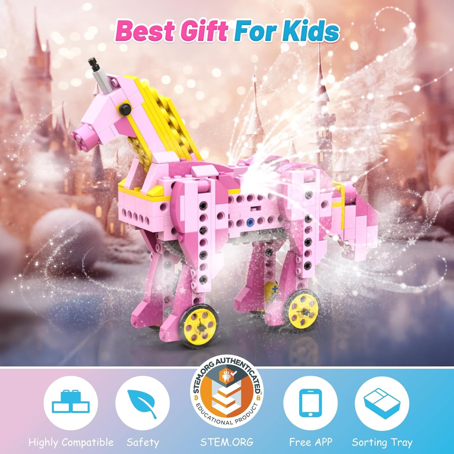 Apitor STEM Toys for Girls Gif - огляд і ціна Stem Robotics Kit