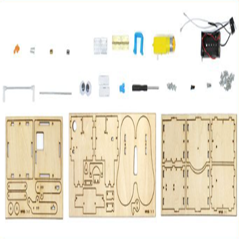 Wooden Assemble DIY Robot Eati - огляд і ціна Stem Robotics Kit