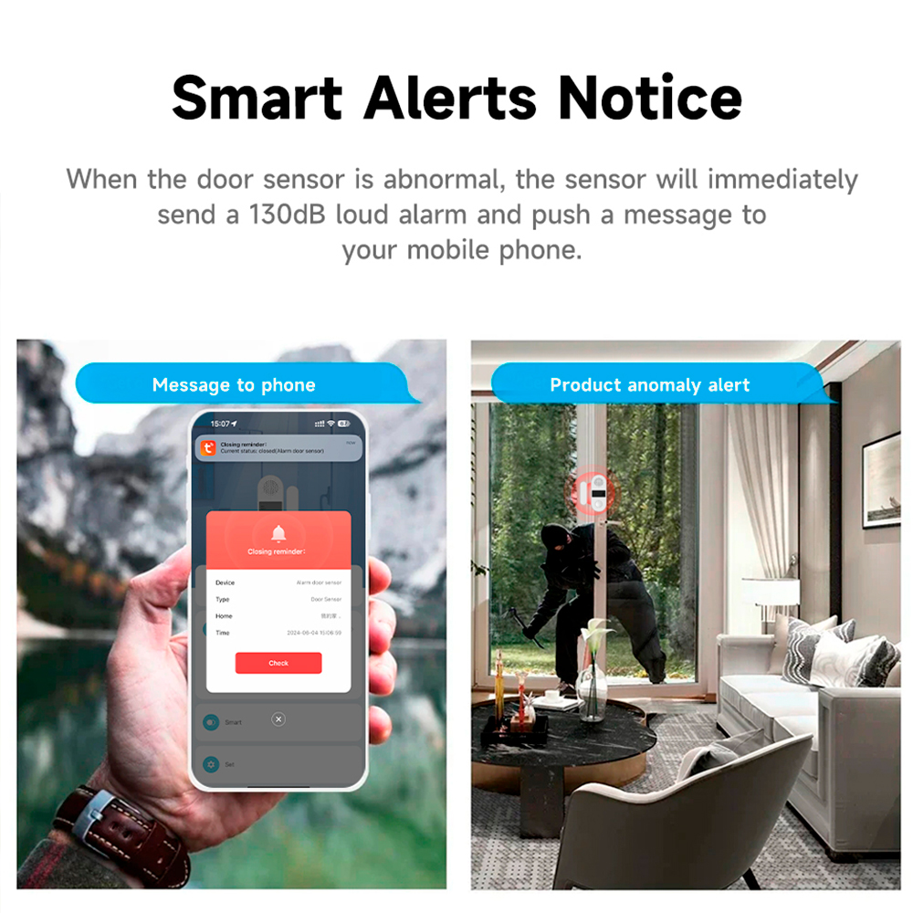 Tuya Zigbee Wireless Door Wind - огляд і ціна Smart Home Automation Kit