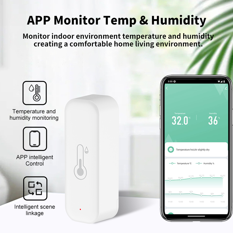 1~4pcs Tuya WiFi Temperature H - огляд і ціна Smart Home Automation Kit