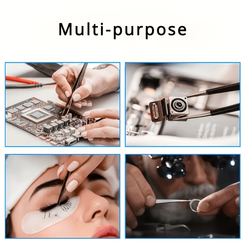 10Pcs ESD Anti‑Static Tweezers - огляд і ціна Electronics Project Kit