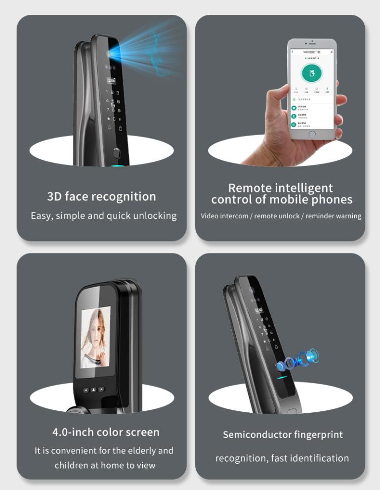 Tuya Fully Automatic Smart Doo - огляд і ціна Smart Door Lock Wifi