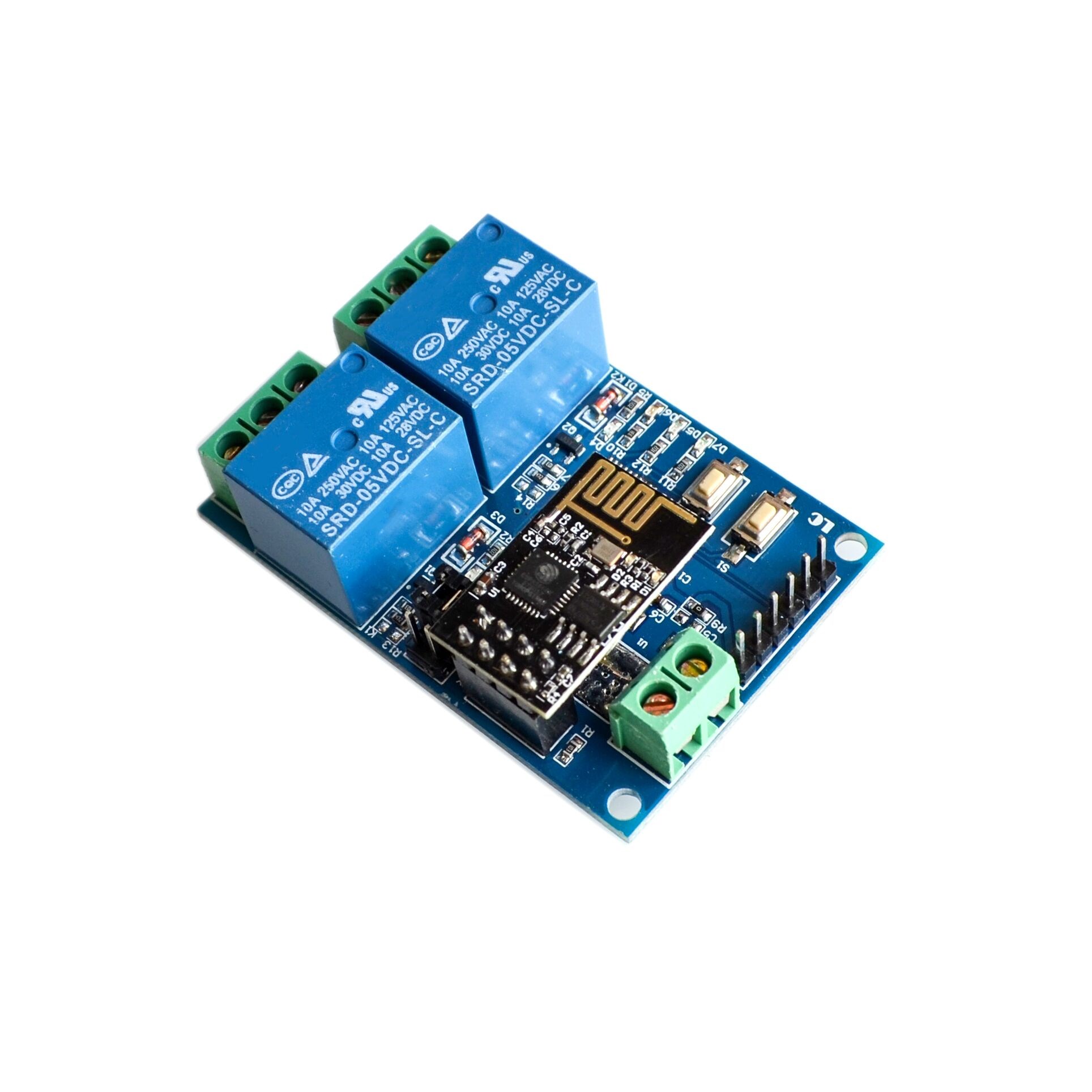 5V ESP8266 ESP-01 2 Channel Wi - огляд і ціна Esp8266 Relay Module