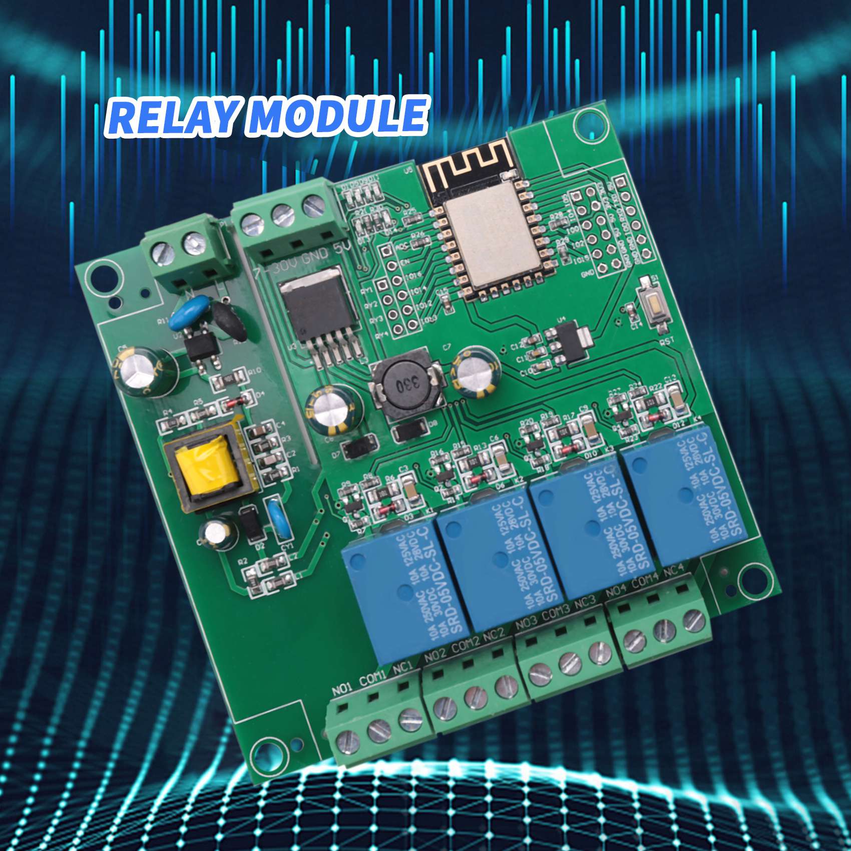 SCLS ESP8266 Wireless WIFI 4 C - огляд і ціна Esp8266 Relay Module