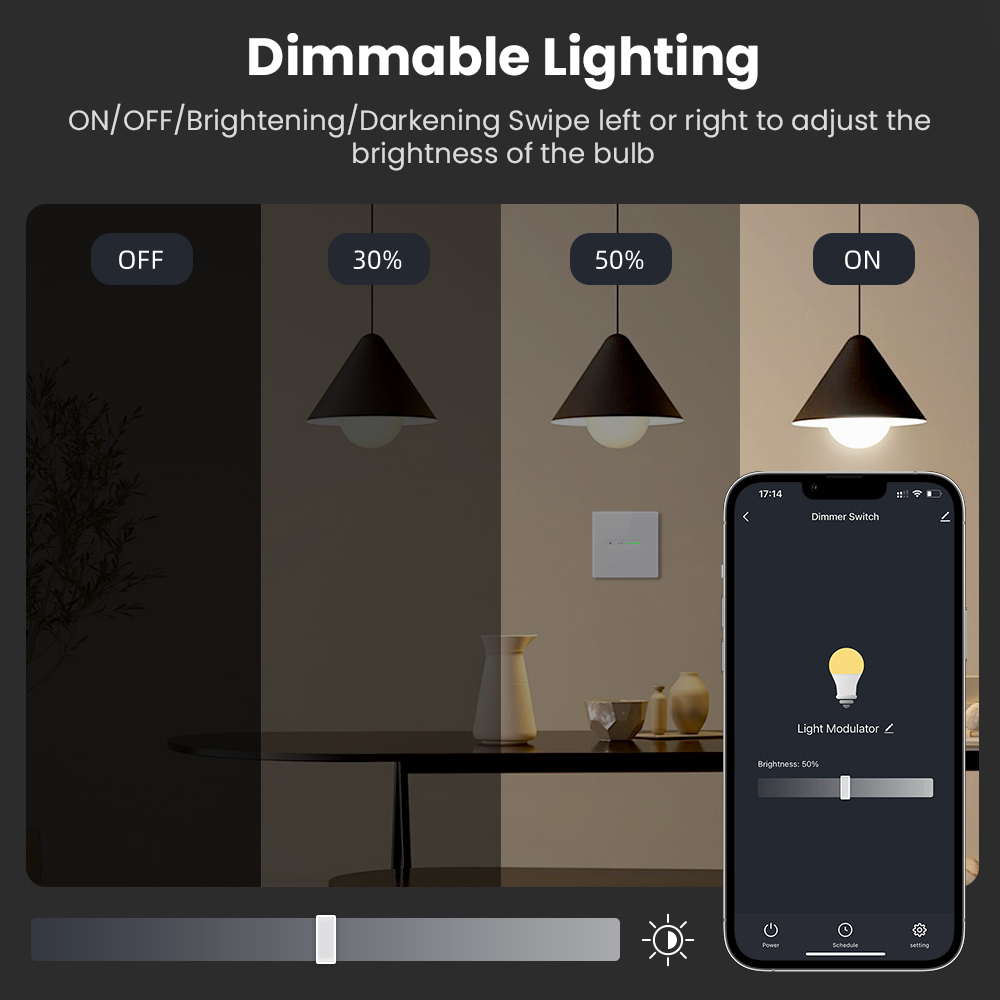 AVATTO WiFi 1/2 Gang Smart Dim - огляд і ціна Smart Light Switch Wifi