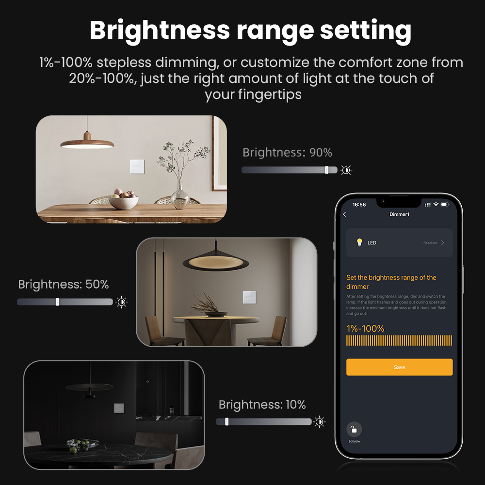 AVATTO WiFi 1/2 Gang Smart Dim - огляд і ціна Smart Light Switch Wifi
