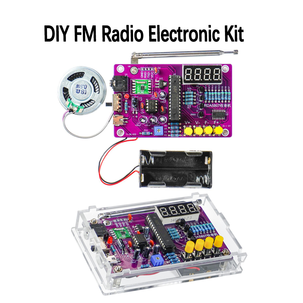 DIY FM Radio Electronic Kit 87 - огляд і ціна Electronics Project Kit