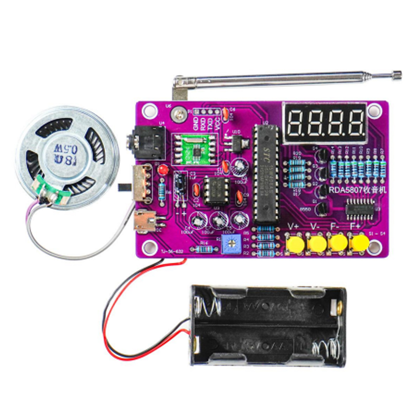 DIY FM Radio Electronic Kit 87 - огляд і ціна Electronics Project Kit