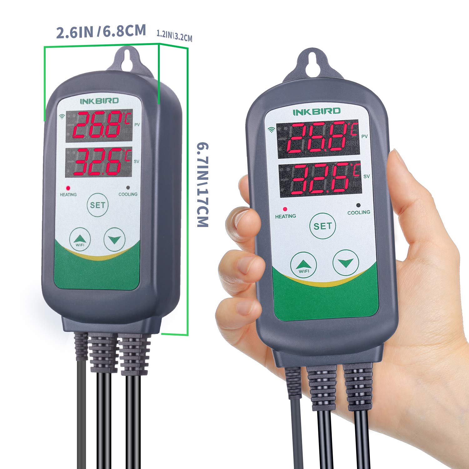 INKBIRD ITC-308-WiFi Digital T - огляд і ціна Wifi Thermostat
