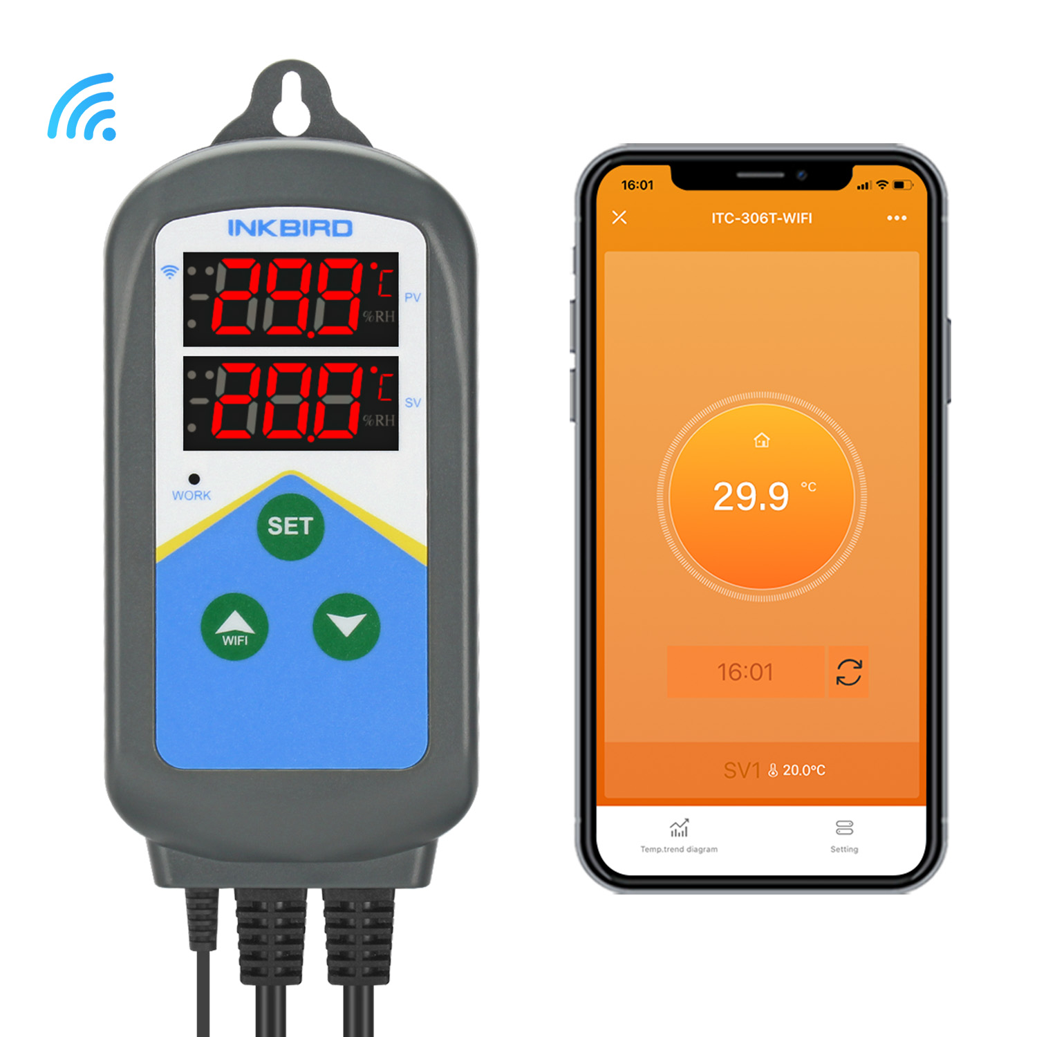 INKBIRD WIFI Thermoregulator I - огляд і ціна Wifi Thermostat