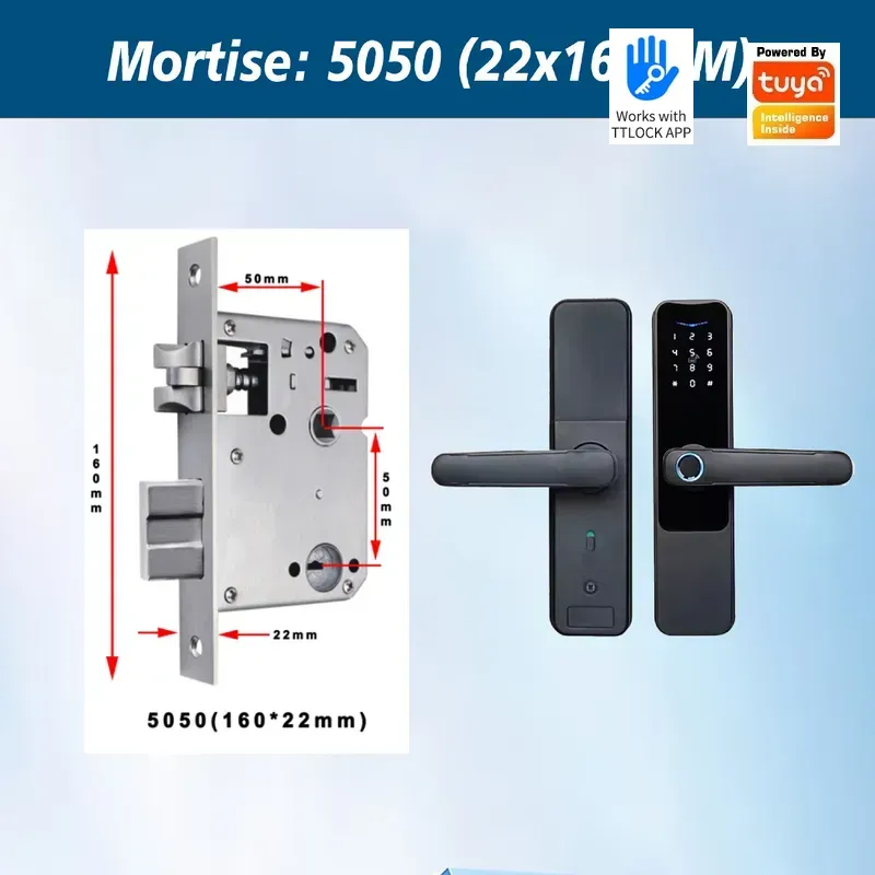 Tuya Wifi Password Fingerprint - огляд і ціна Smart Door Lock Wifi