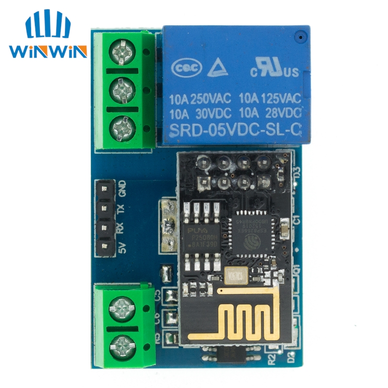 ESP8266 ESP-01 ESP-01S 5V WiFi - огляд і ціна Esp8266 Relay Module