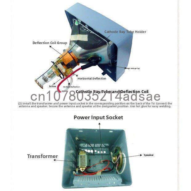 5.5 Inch Black & White TV Main - огляд і ціна Electronics Project Kit