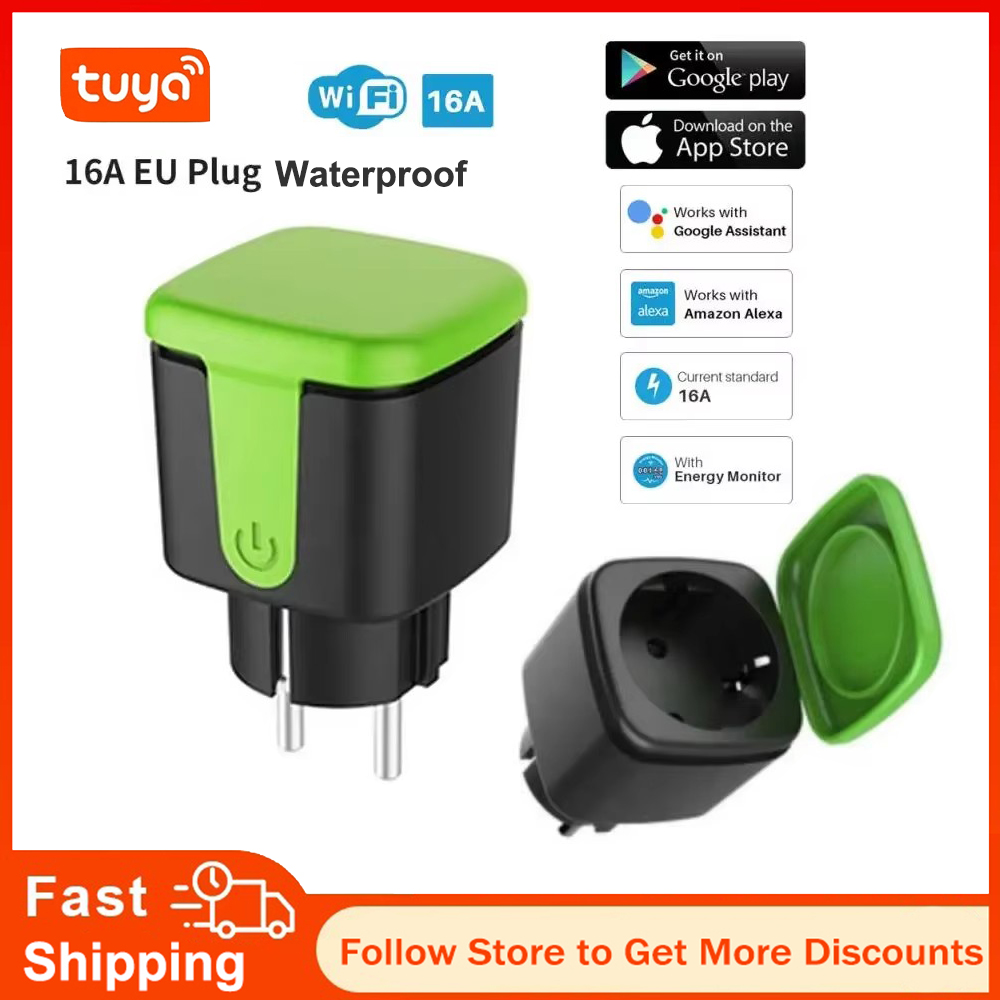 Tuya EU 16A WiFi Smart Waterpr - огляд і ціна Wifi Smart Plug