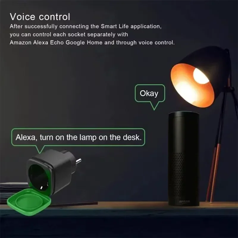 Tuya EU 16A WiFi Smart Waterpr - огляд і ціна Wifi Smart Plug