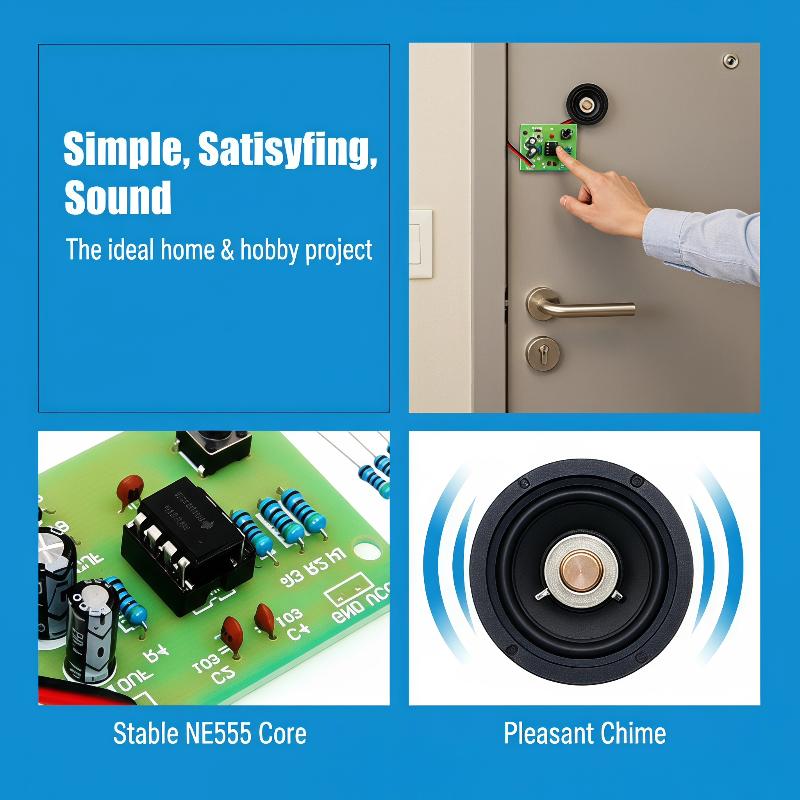 NE555 Doorbell DIY Soldering P - огляд і ціна Electronics Project Kit