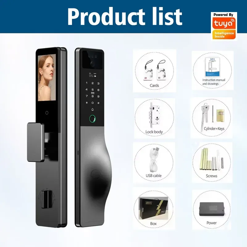 Smart Lock Intercom Password T - огляд і ціна Smart Door Lock Wifi