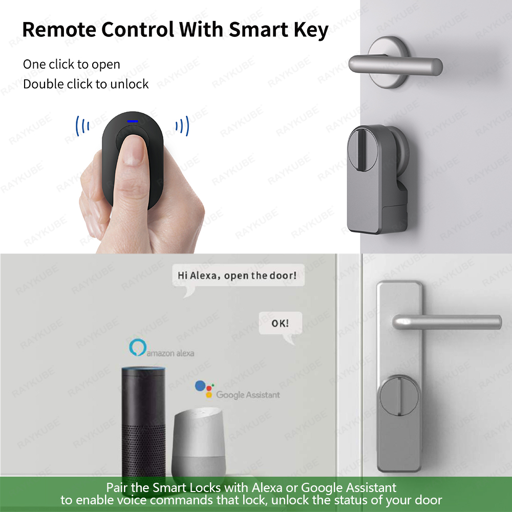 RAYKUBE A1 Pro Tuya BEL Smart  - огляд і ціна Smart Door Lock Wifi