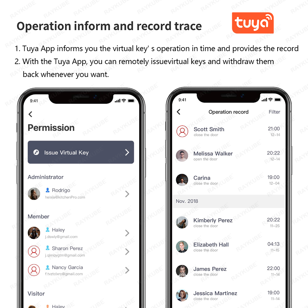 RAYKUBE A1 Pro Tuya BEL Smart  - огляд і ціна Smart Door Lock Wifi