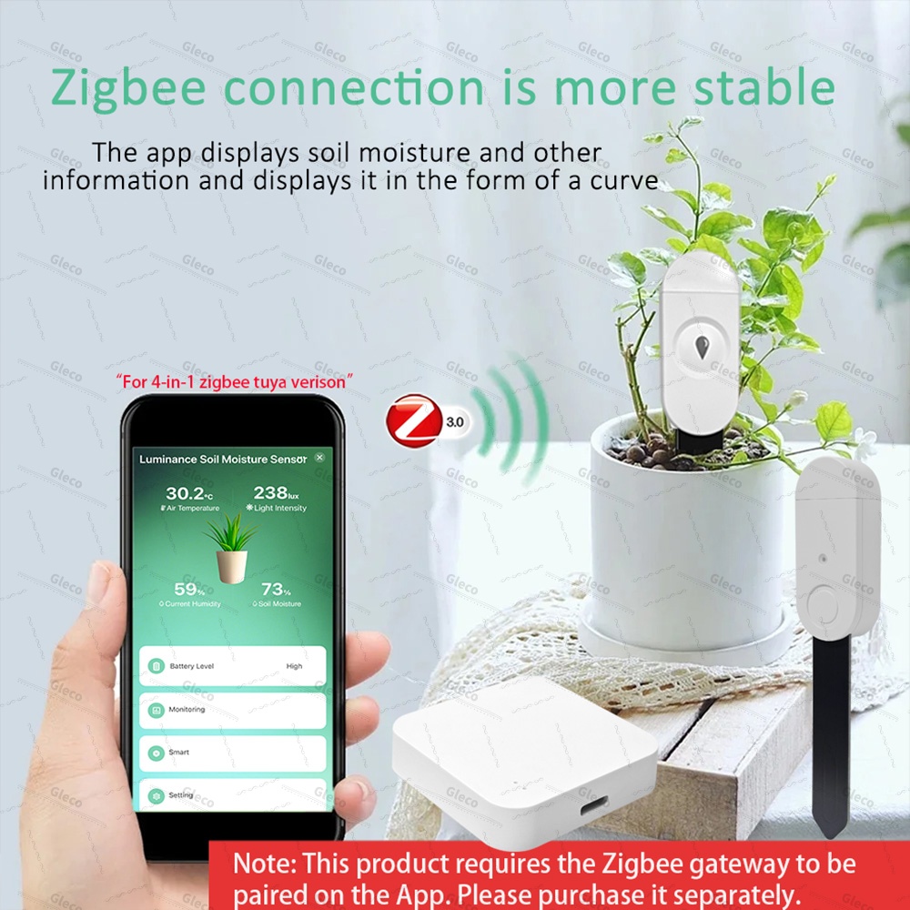 Zigbee Soil Moisture Sensor Me - огляд і ціна Smart Home Automation Kit