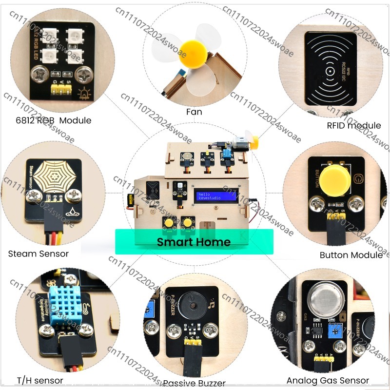 For IoT Smart Home Electronic  - огляд і ціна Esp32 Smart Home Kit