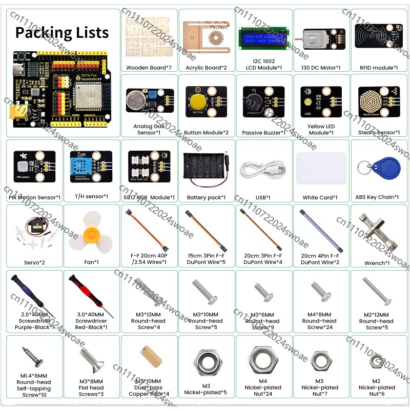 For IoT Smart Home Electronic  - огляд і ціна Esp32 Smart Home Kit