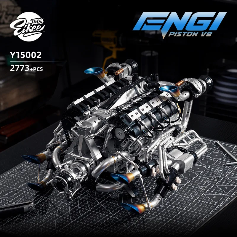 V8 Engine Building Kit for Adu - огляд і ціна Stem Robotics Kit