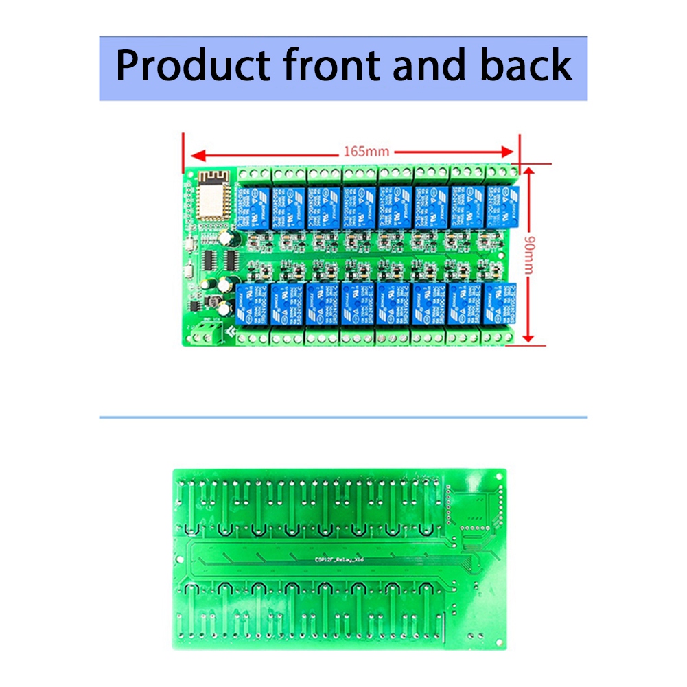 B14C ESP8266 WIFI 16 Channel R - огляд і ціна Esp8266 Relay Module