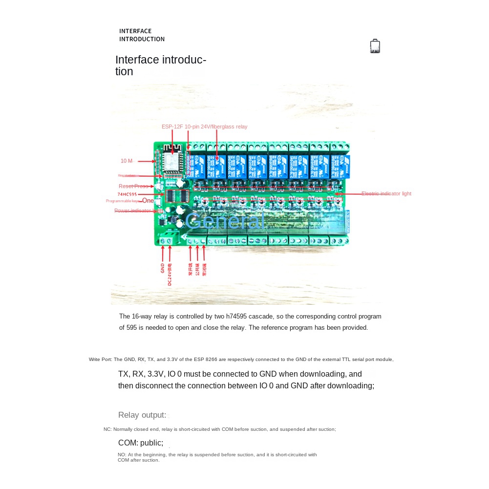 B14C ESP8266 WIFI 16 Channel R - огляд і ціна Esp8266 Relay Module