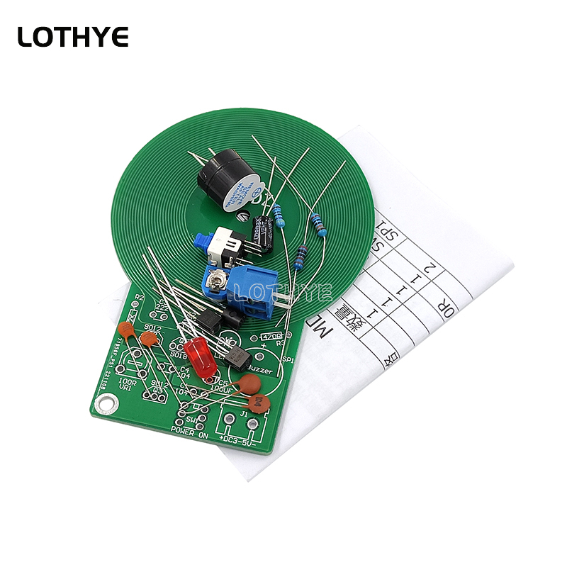 DC 3V-5V Metal Detector Kit DI - огляд і ціна Electronics Project Kit