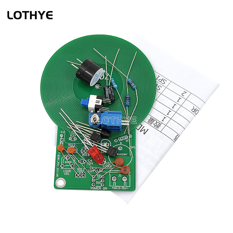 DC 3V-5V Metal Detector Kit DI - огляд і ціна Electronics Project Kit