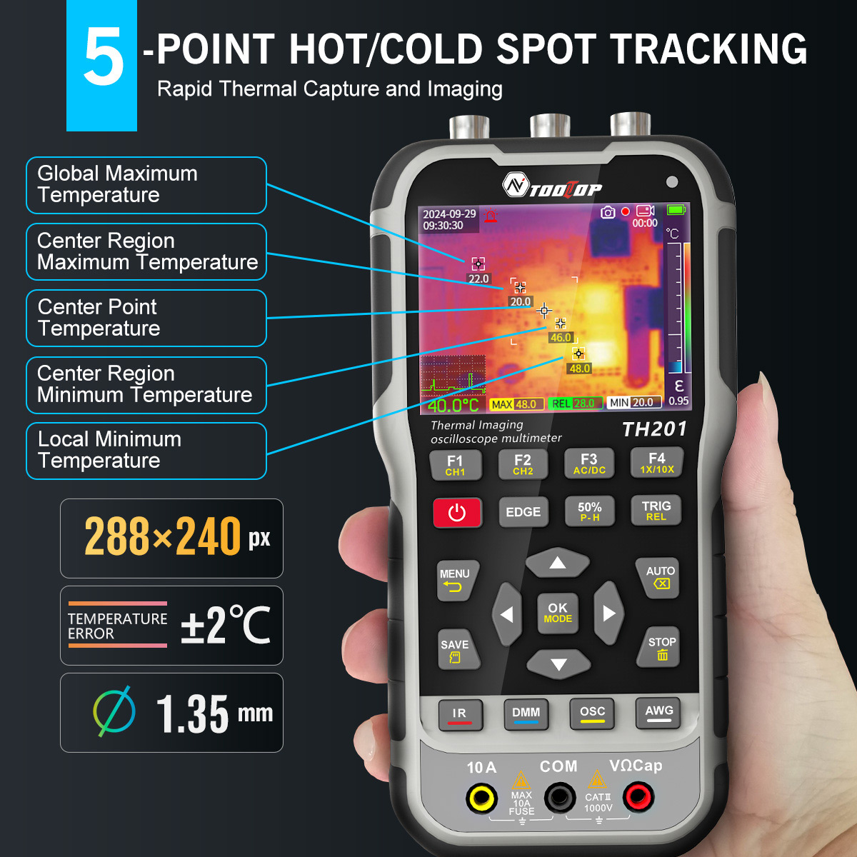 TOOLTOP TH201 4in1 Thermal Ima - огляд і ціна Microcontroller Kit