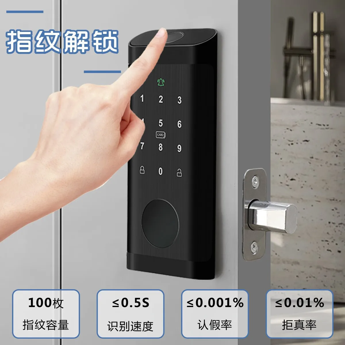 Fingerprint Lock Waterproof Tu - огляд і ціна Smart Door Lock Wifi