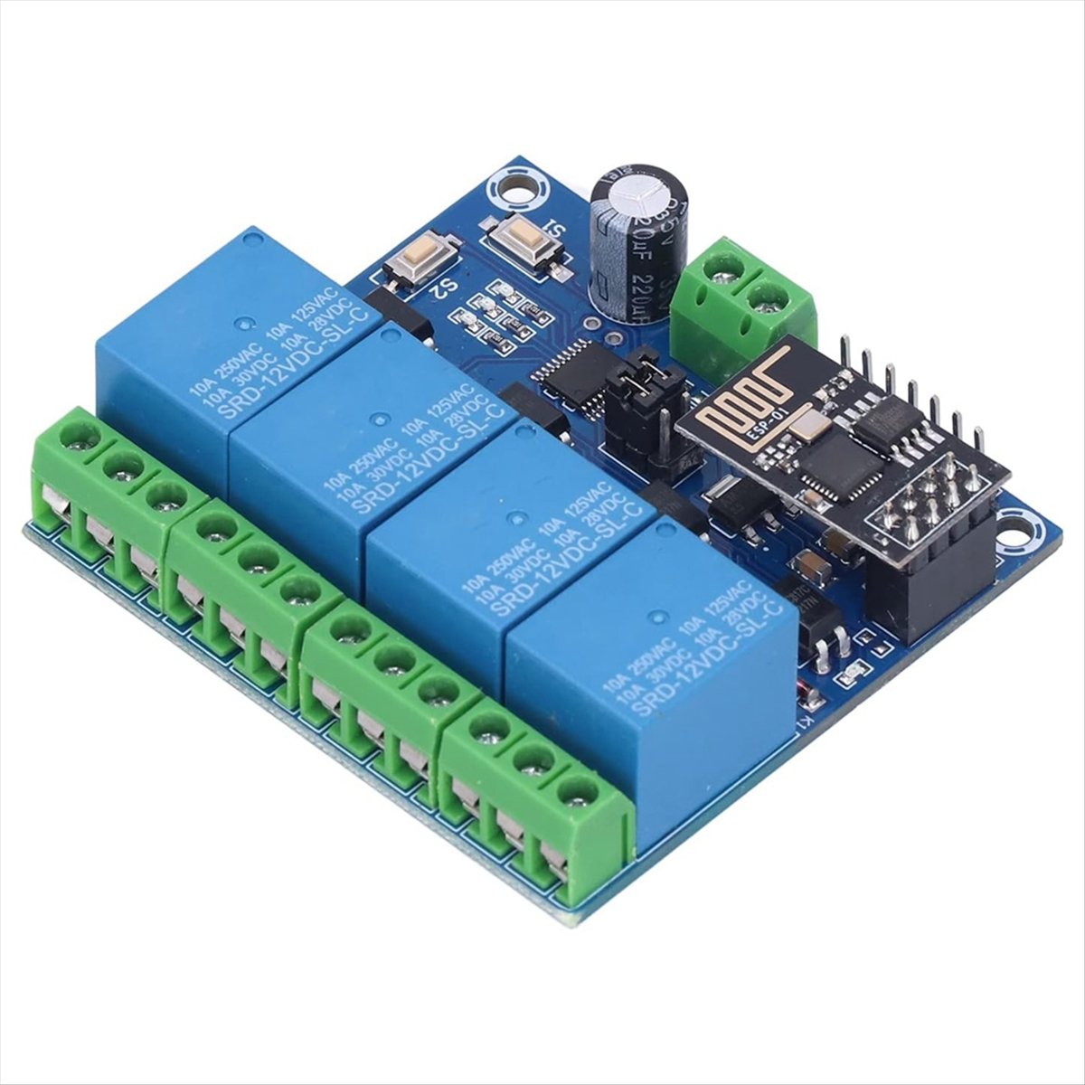 Super Sale 4 Channel WiFi Wire - огляд і ціна Esp8266 Relay Module